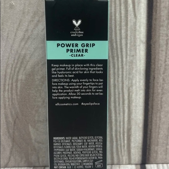 ELF Power Grip Primer Clear 0.811 fl oz Keep Makeup in Place - Picture 2 of 2